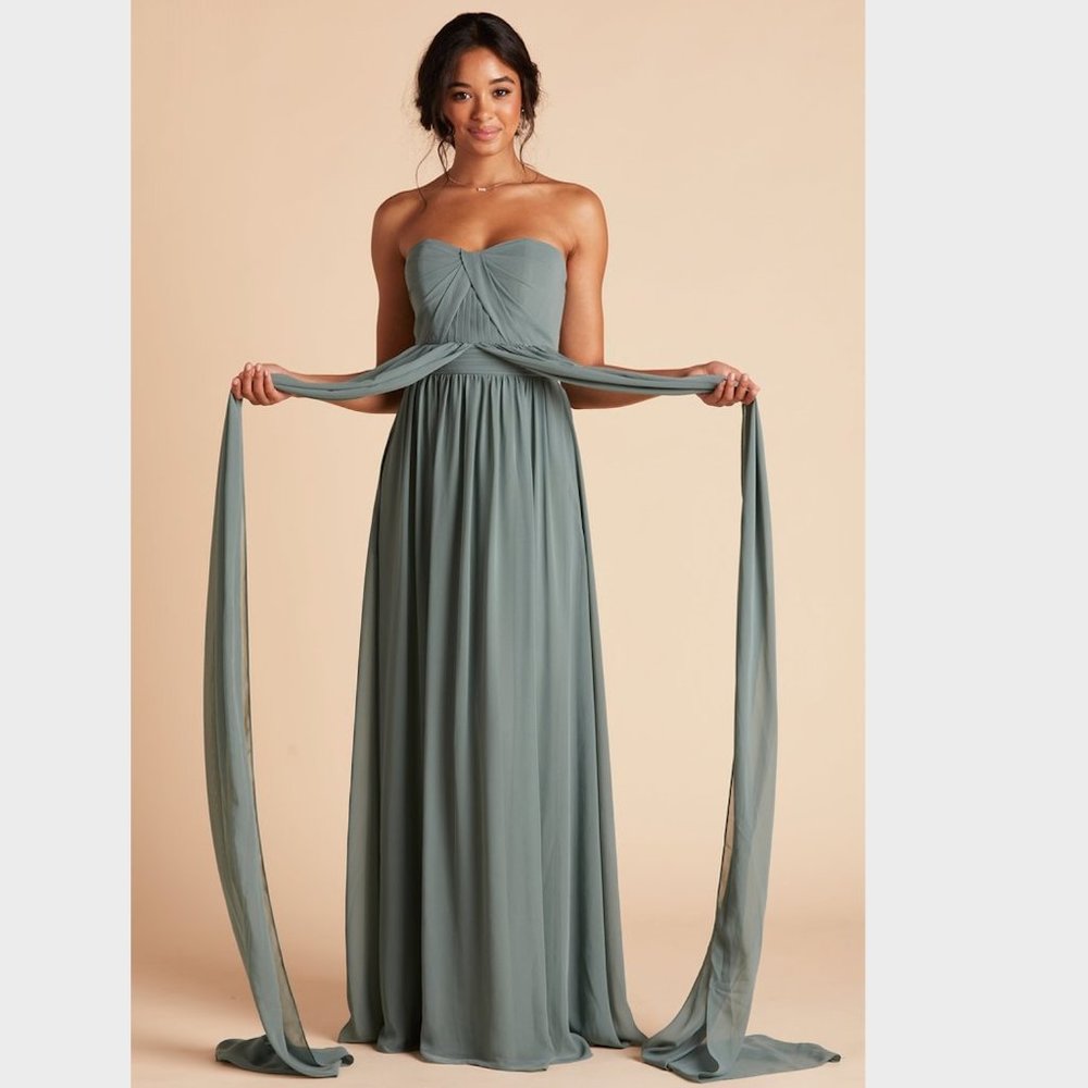 Birdy Grey Grace Convertible Bridesmaid Dress in Sea Glass